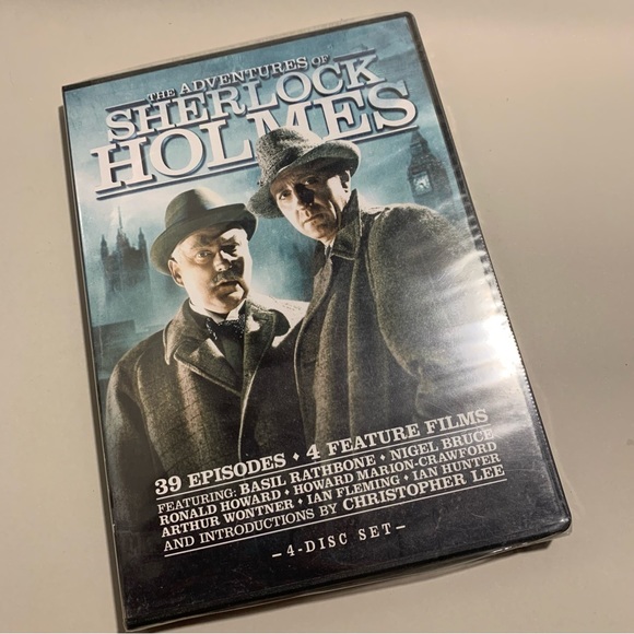 SALE!! Sherlock Holmes 4 movies and 39 episodes NWT - Picture 2 of 6